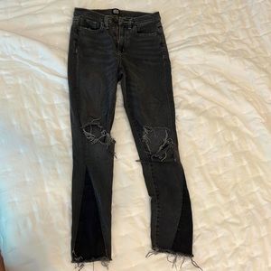 Urban Outfitters BDG dark gray high-rise ripped jeans in size 26